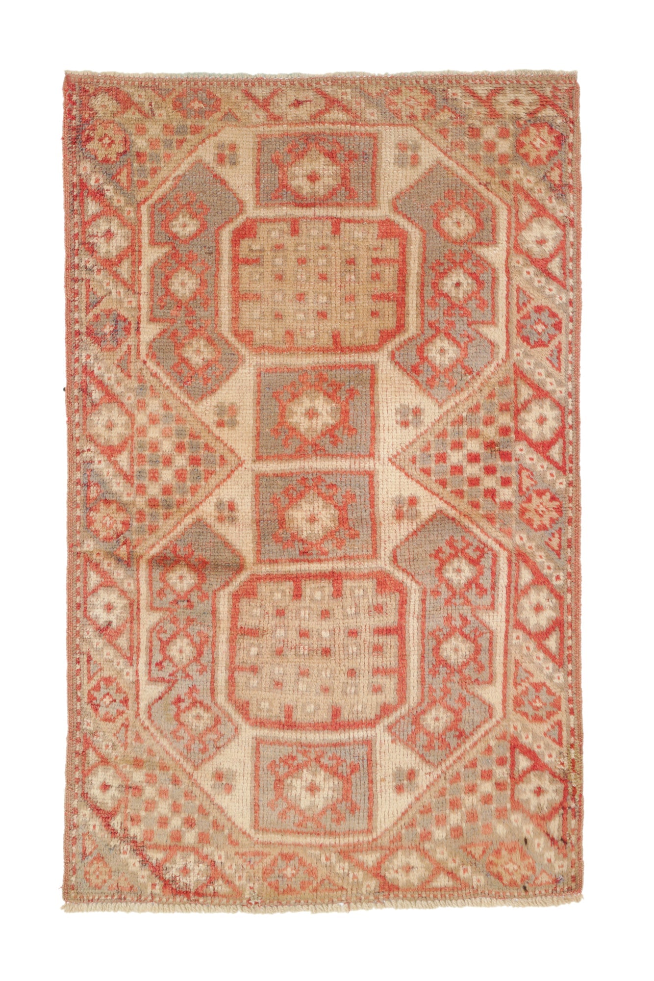 Vintage Turkish Milas Rug 3'10" x 2'6"
