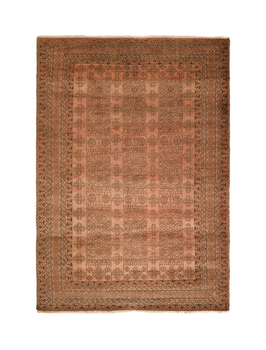 Vintage Turkmen Rug 9'8" x 6'10"
