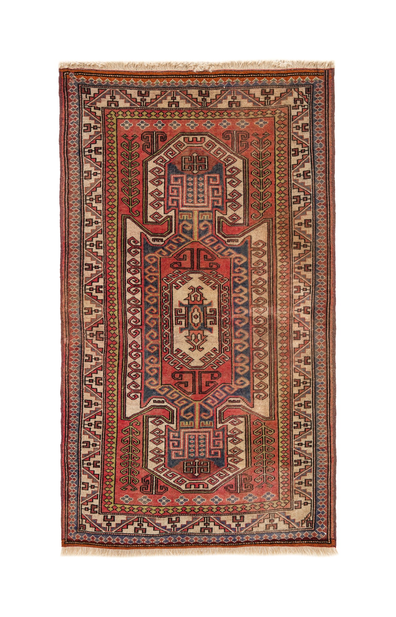 Vintage Turkish Sewan Rug 5'10" X 3'5"