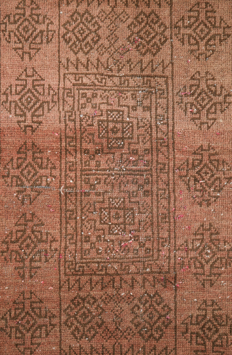 Vintage Turkmen Rug 9'8" x 6'10"