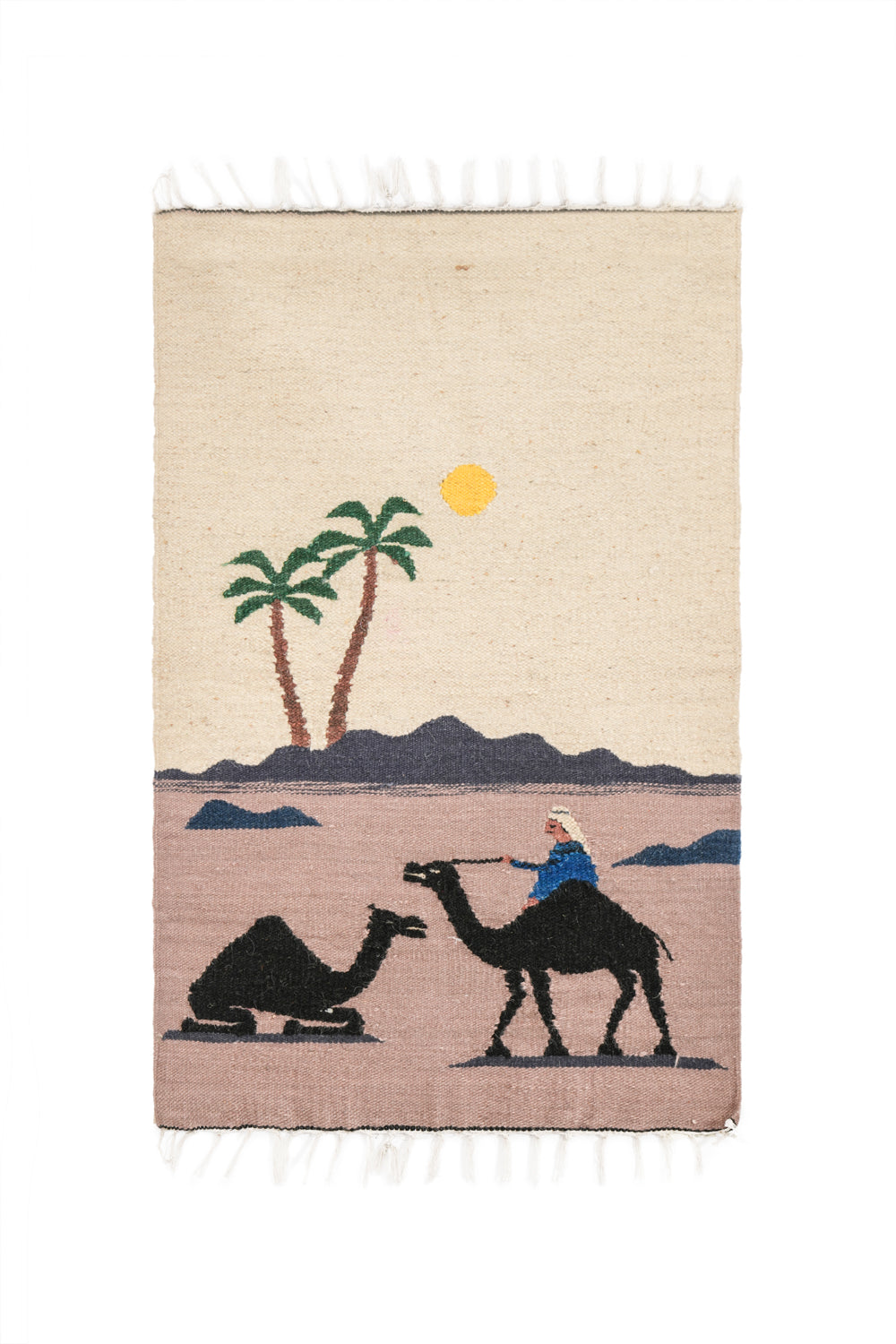 Vintage Egyptian Tribal Tapestry 2'6" x 1'7"