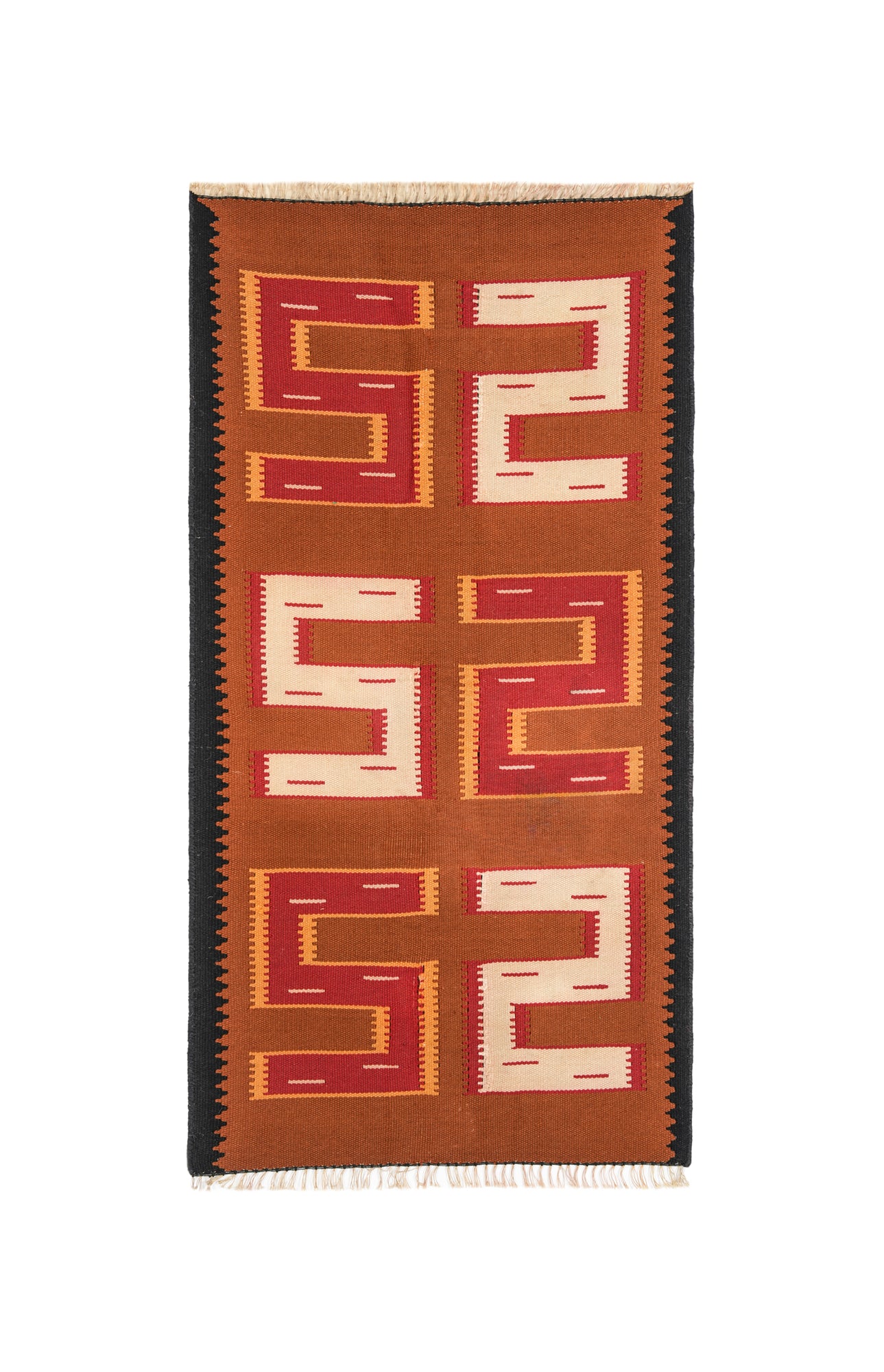 Vintage Scandanvian Kilim 4' x 2'1"