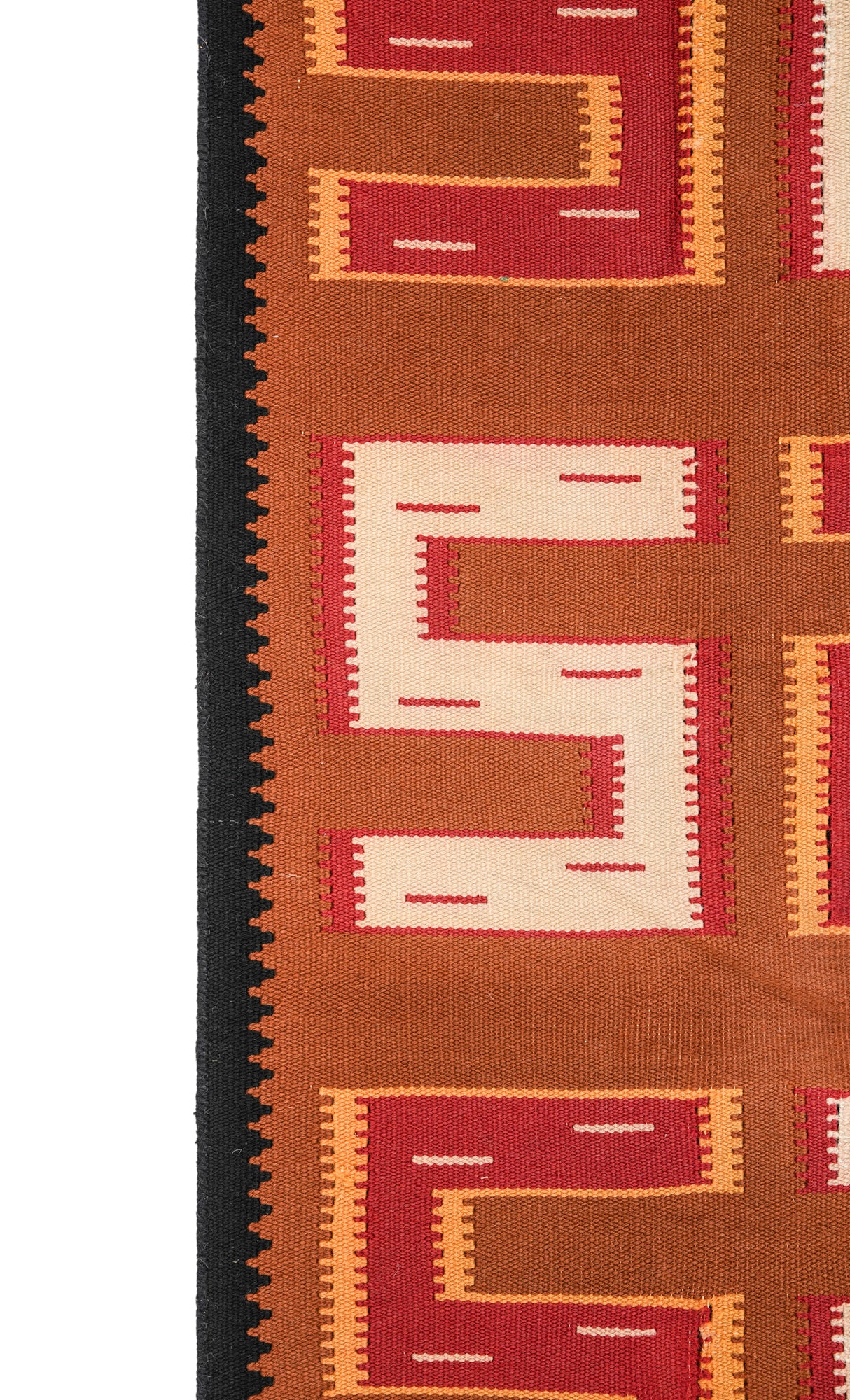 Vintage Scandanvian Kilim 4' x 2'1"