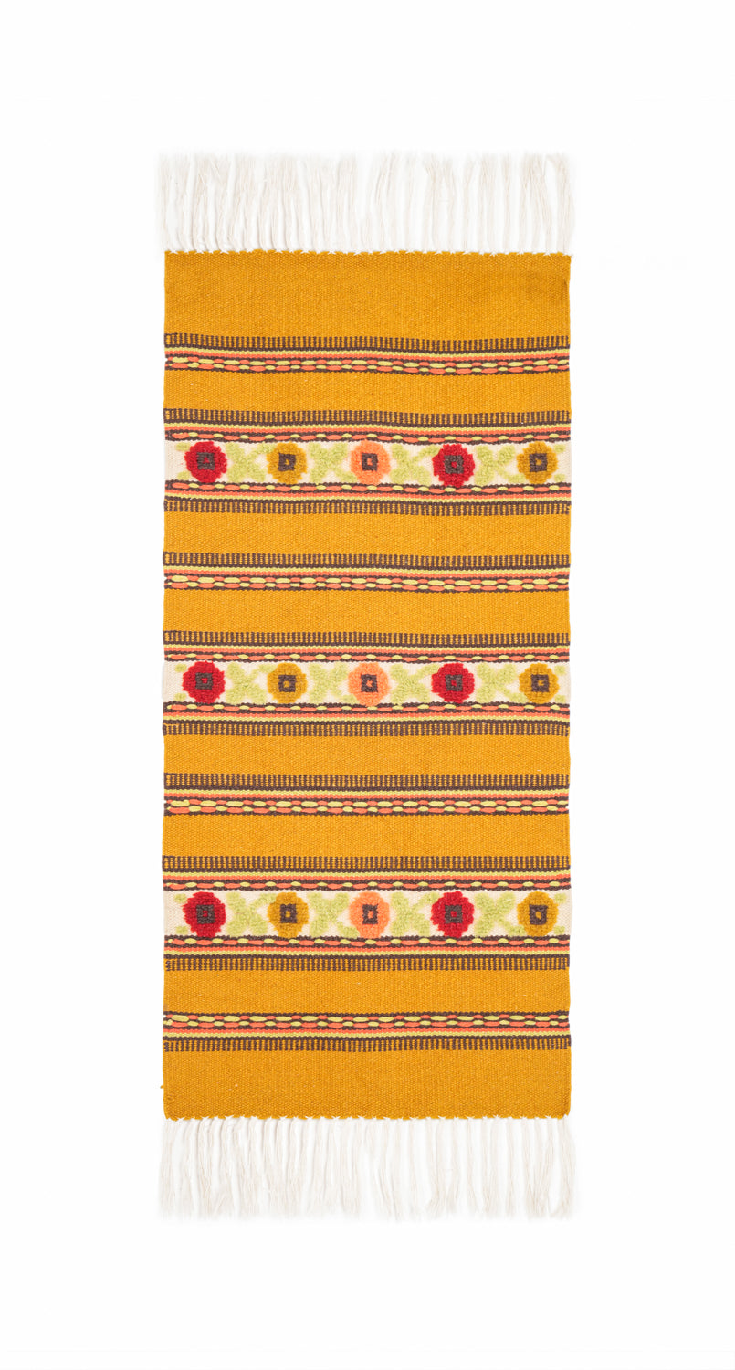 Vintage Polish Torontal Kilim 3'3" x 1'7"