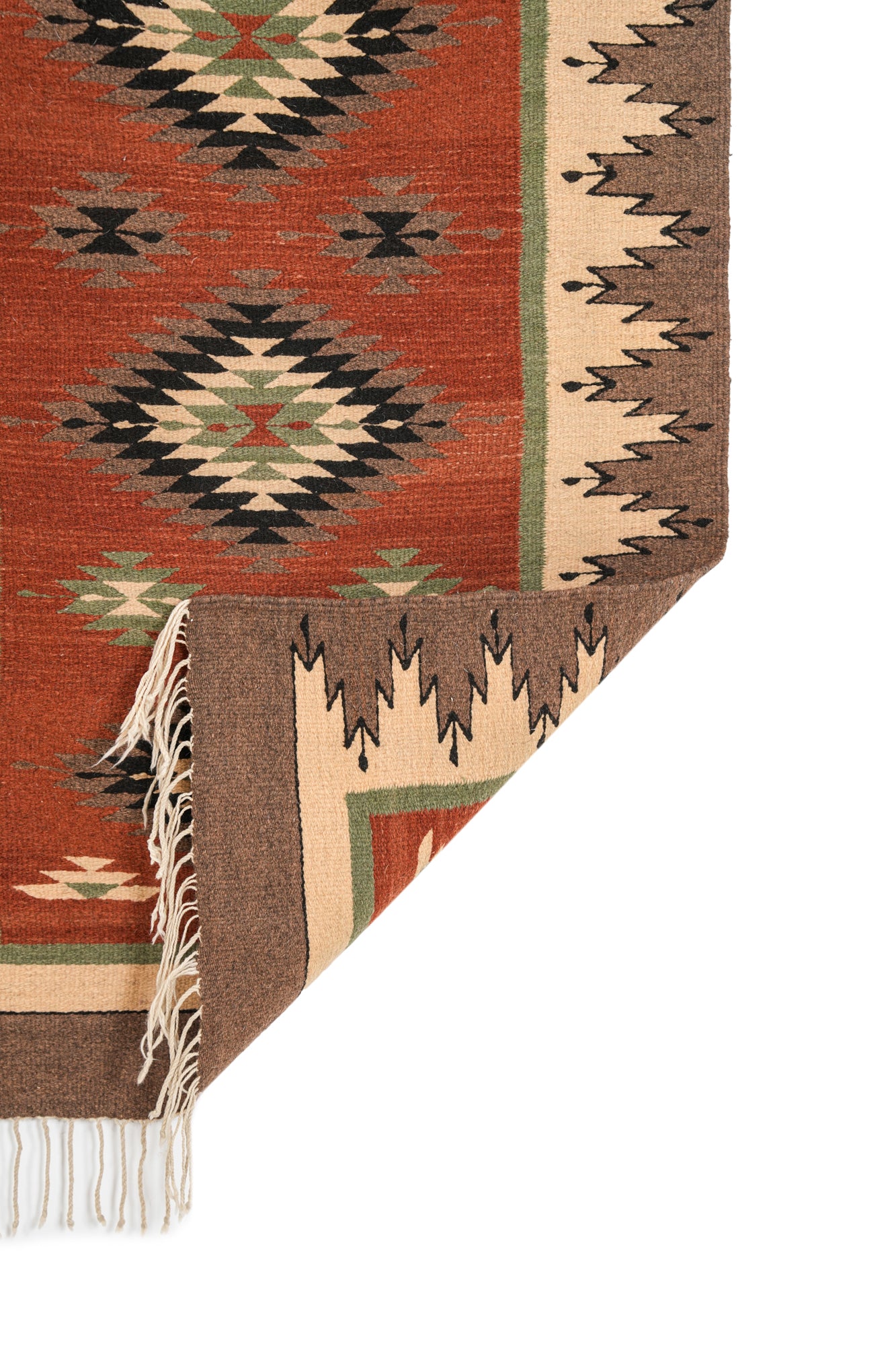 Vintage Mexican Zapotec Kilim 5' x 2'5"