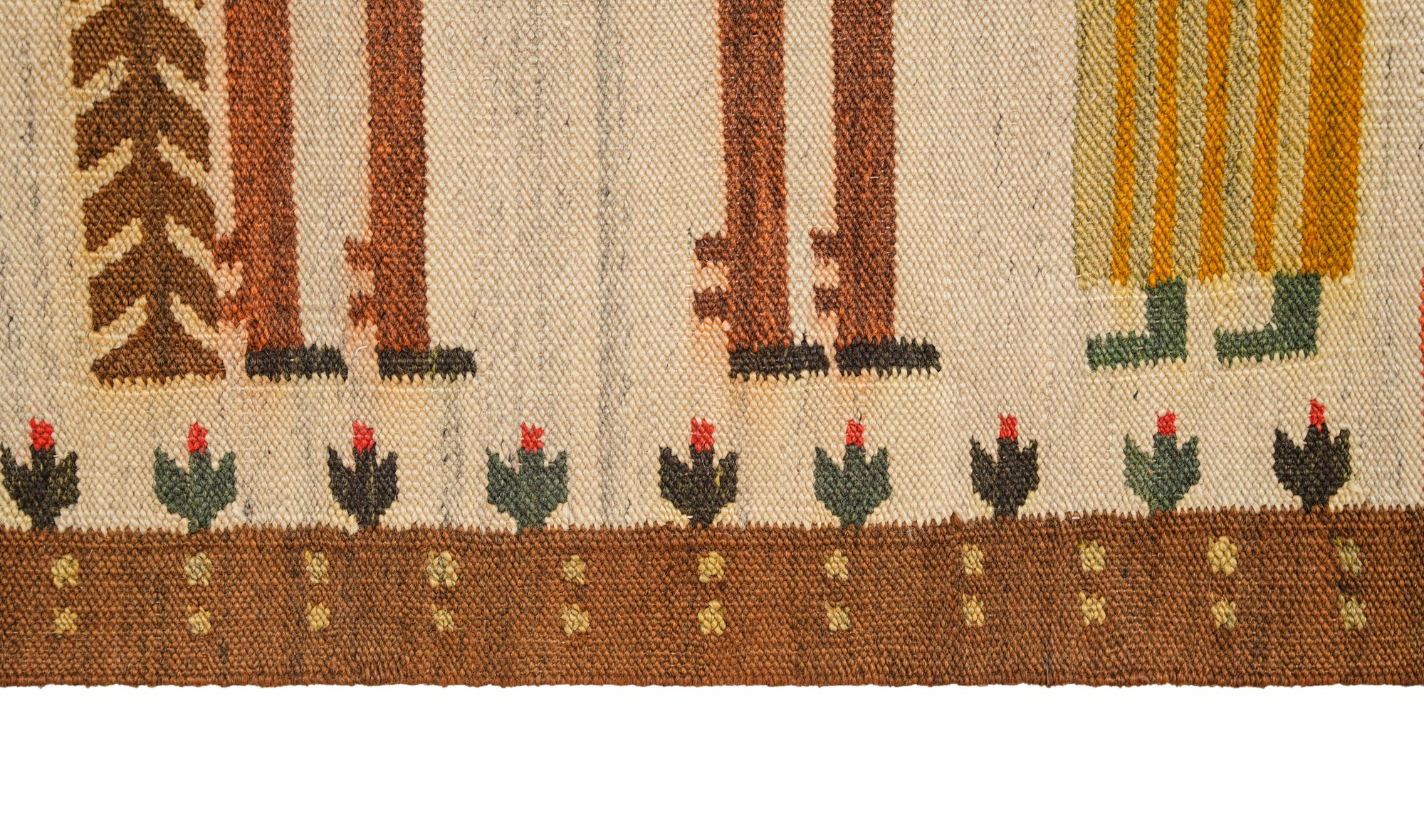 Vintage Norwegian Tapestry 4'10" x 2'7"