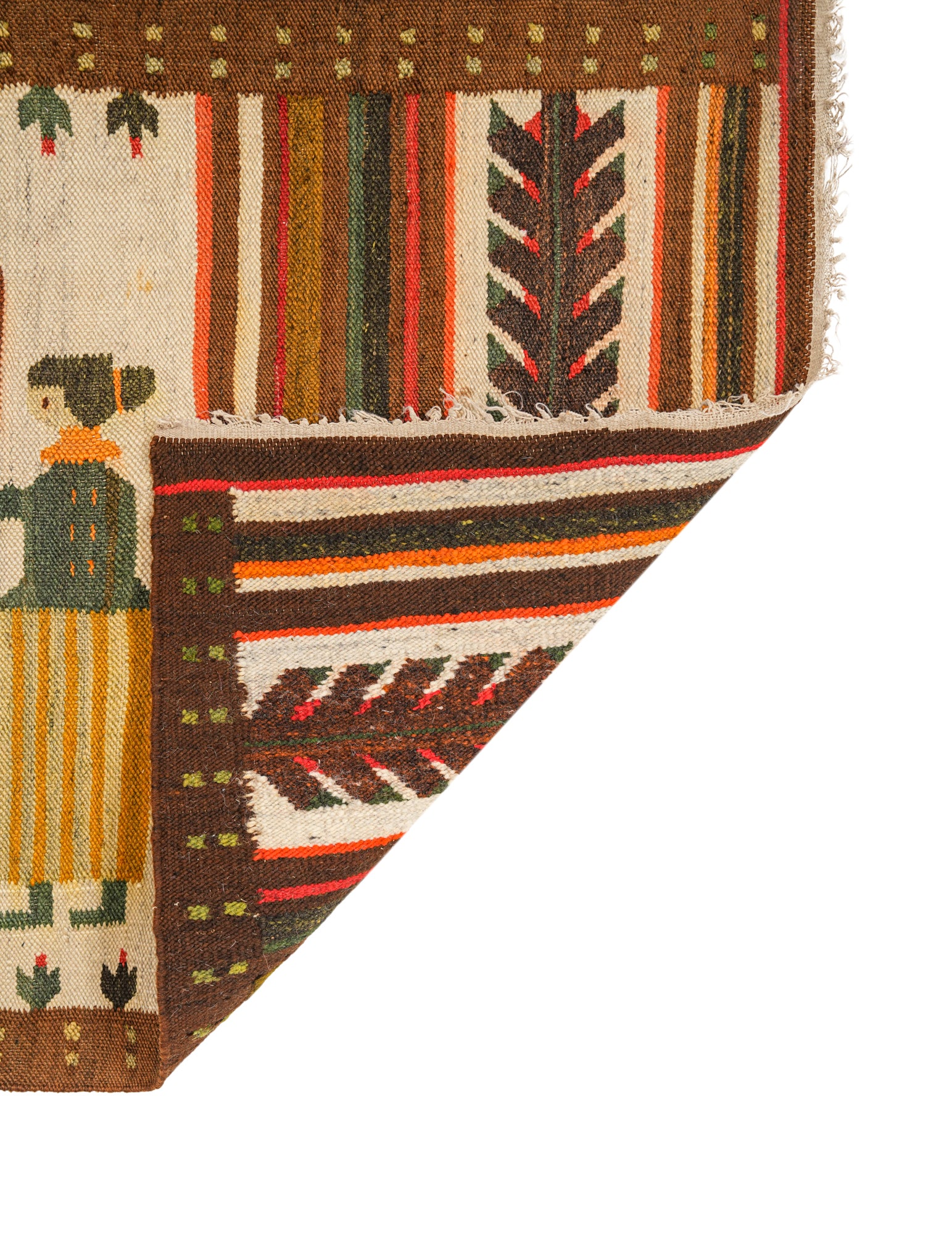 Vintage Norwegian Tapestry 4'10" x 2'7"