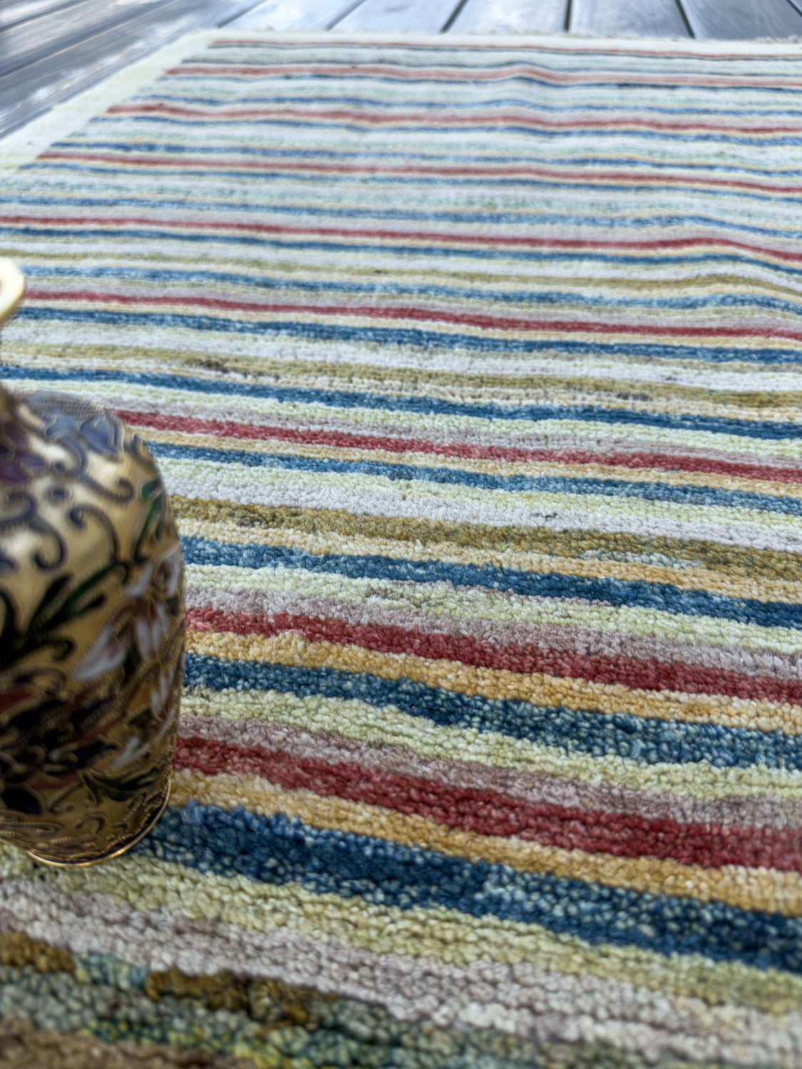 Vintage Afghan Gabbeh rug 6'1" X 4'5"
