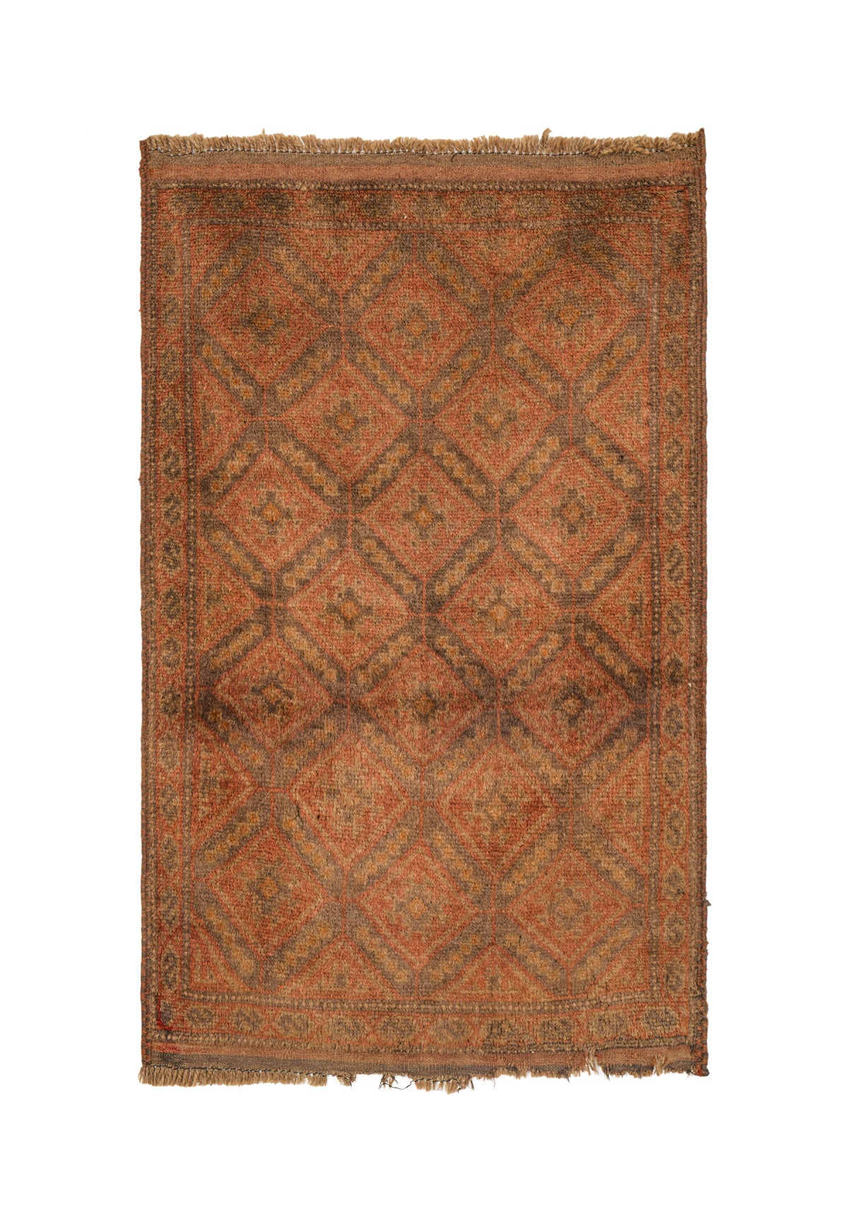 vintage wool carpet Hand knotted rug 