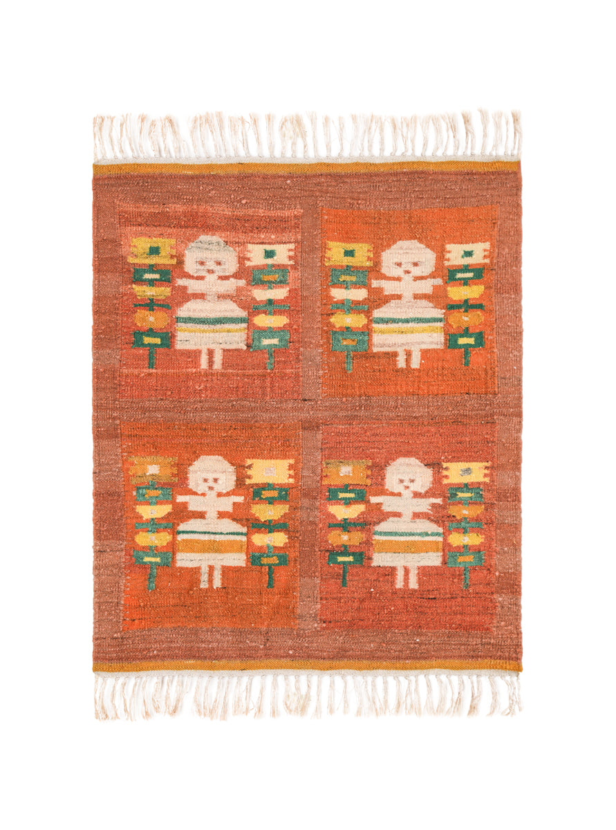 Vintage Polish Doll Tapestry 3'1"x2'7"