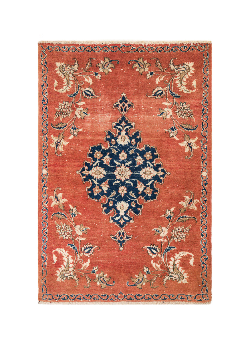 Vintage Tabriz Persia Rug 3.5x2.4 f